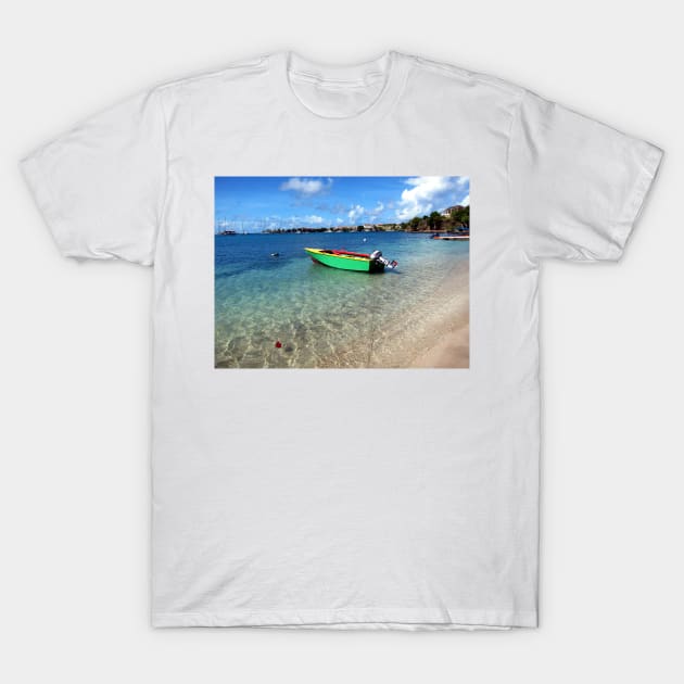 Caribbean Blue T-Shirt by JohnDalkin